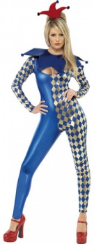 Harlequeen Harlot - Fever Fancy Dress Costume