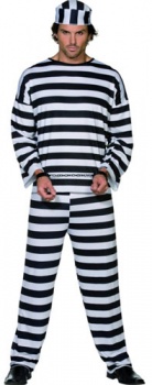 Convict - Fever Male Fancy Dress Costume