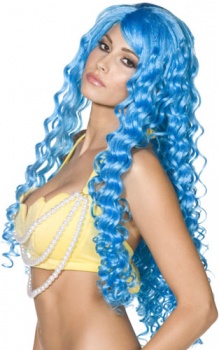 Mermaid Wig (Fever - Rebel Toons) Fancy Dress Wig