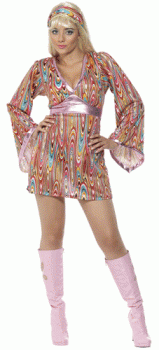 Hippie Hottie Fancy Dress Costume