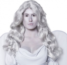 Cemetery Angel Cement Wig