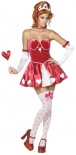 Queen of Hearts (Fever - Rebel Toons) Fancy Dress Costume