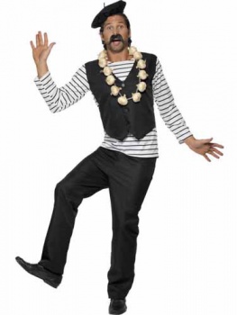 Mon Dieu Frenchman Fancy Dress Costume
