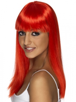 Glamourama Wig - Neon Red