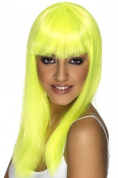 Glamourama Wig - Neon Yellow