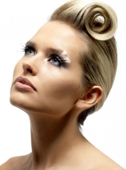 Eyelashes - Fever - Green and Black with Plumes