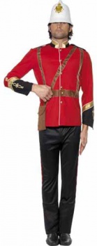 British Colonial Soldier Fancy Dress Costume
