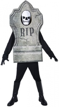 Gravestone 3d Foam Suit Fancy Dress Costume