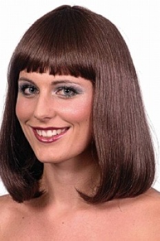 Party Wig - Dark Auburn