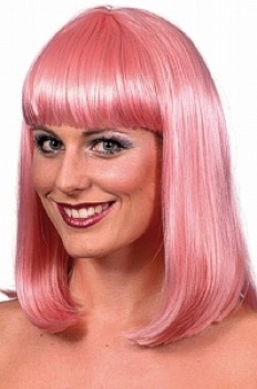 Party Wig - Neon Light Pink