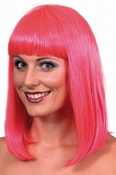 Party Wig - Neon Pink