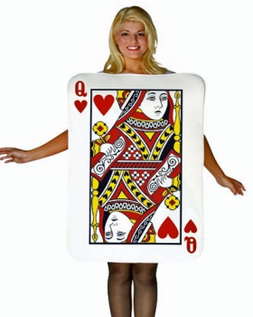 Cards Queen of Hearts Fancy Dress Costume
