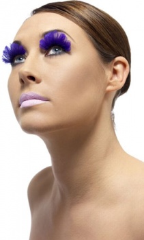 Eyelashes - Fever - Purple Feathers