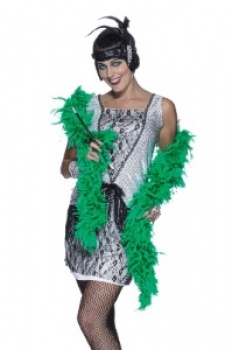 Feather Boa - Emerald Green