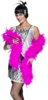 Feather Boa - Shocking Pink