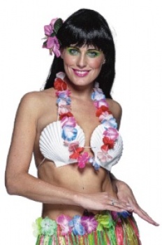 Hawaiian  Garland - Multi Coloured Silk Flower