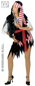 XL - Sea Robber / Pirate Lady Fancy Dress Costume