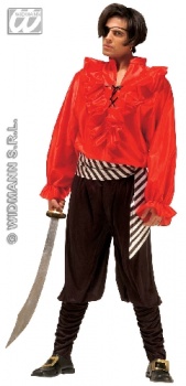 Caribbean Pirate Man Fancy Dress Costume