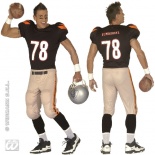 American Football Player Fancy Dress Costume