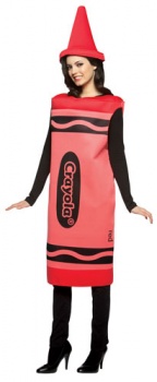 Adult Female - Crayola Crayons Fancy Dress Costume