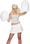 Cheerleader - Extra Large Pom Pom Pair - White 