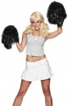 Cheerleader - Extra Large Pom Pom Pair - Black 