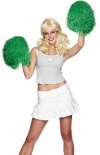 Cheerleader - Extra Large Pom Pom Pair - Green 