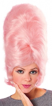 Beehive Wig - Pink