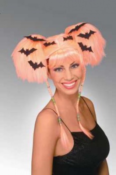 Batty Witch Wig - Orange