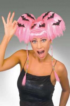 Batty Witch Wig - Pink
