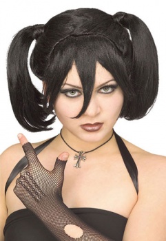 Gothic Wig - Gothic Teen Wig - Black