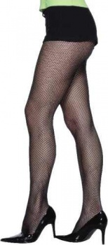 Tights - Fishnet - Black 