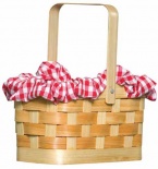 Gingham Basket Purse