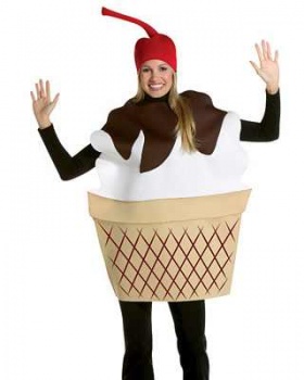 Ice Cream Sundae Fancy Dress Costume