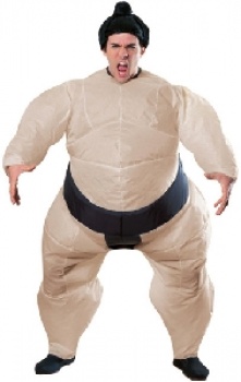 Inflatable Sumo Fancy Dress Costume