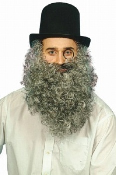 Bushy Beard and Tash (Gray)