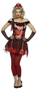 Devil Face Dress - Fancy Dress Costume