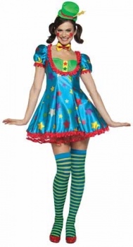 Rasta Imposta Star Clown Fancy Dress Costume