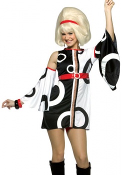 Miss Mod Fancy Dress Costume