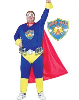 XL - Beer Man Fancy Dress Costume