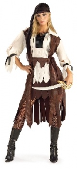 Pirates of the Seven Seas - Caribbean Pirate Babe Costume