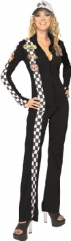 Secret Wishes - Black Racer Costume - Long 