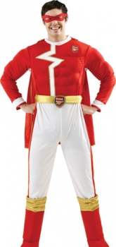 Arsenal - Muscle Chest Superhero Fancy Dress Costume