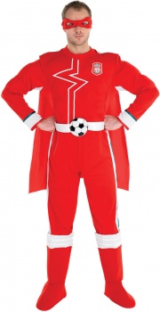 Liverpool - Muscle Chest Superhero Fancy Dress Costume