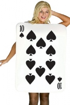 Cards 10 of Spades Fancy Dress Costume