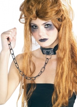Unhappily Everafter - Vinyl Choker with Chain